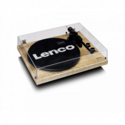 Lenco LBT-188 Giradischi con trasmissione a cinghia Nero, Legno