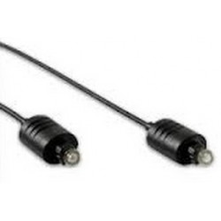 One For All 1.5m Toslink cavo a fibre ottiche 1,5 m Nero