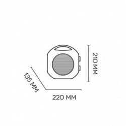 Argo Pop Ice - Termoventilatore, 2000 W, Termostato
