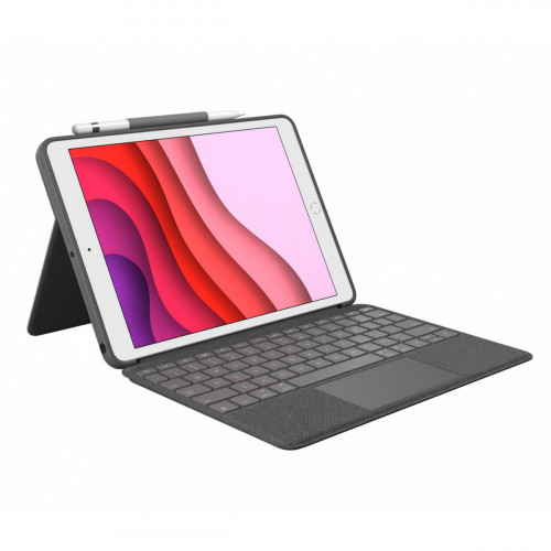 Logitech Combo Touch QWERTY Italiano Grafite...