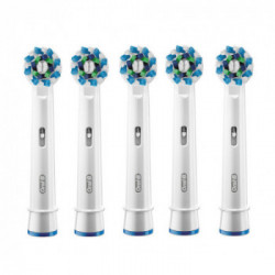 Oral-B Cross Action - Testine di Ricambio Spazzolino, CleanMaximiser, 5 Pezzi