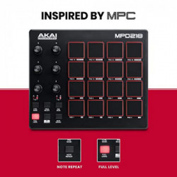 Akai MDP218 MIDI Pad Controller 16MPC Pads