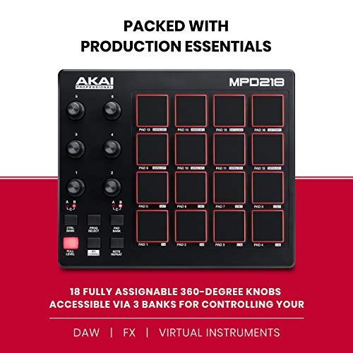 Akai MDP218 MIDI Pad Controller 16MPC Pads