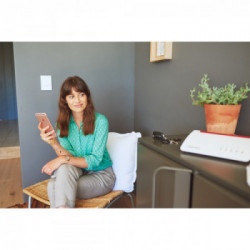 FRITZ! Box 7590 Modem router wireless Gigabit Ethernet Dual-band (2.4 GHz/5 GHz) Analogica, ISDN e VoIP, Base DECT