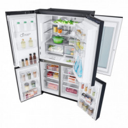 LG GMX945MC9F - Frigorifero Side-by-Side, 638 Litri, Classe F, 91.2 x 179.3 x 74.4 cm