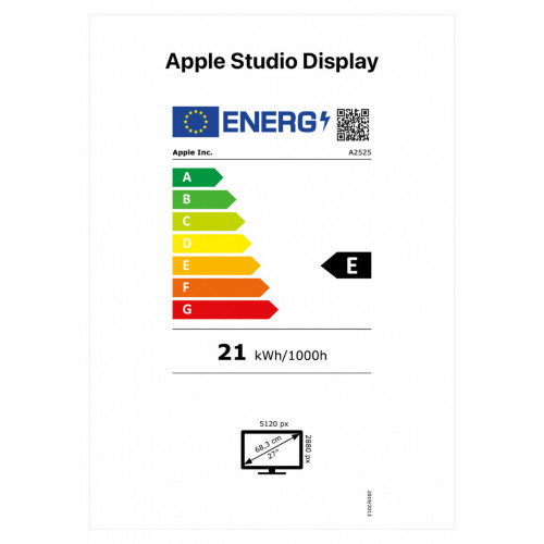 Apple Studio Display - Inclinazione regolabile...