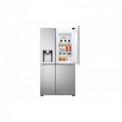 Lg GSJV90BSAE - Frigorifero Side By Side da Libera Installazione, 635 Litri, NoFrost, Inox, Allaccio rete idrica, Classe E