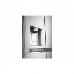 Lg GSJV90BSAE - Frigorifero Side By Side da Libera Installazione, 635 Litri, NoFrost, Inox, Allaccio rete idrica, Classe E