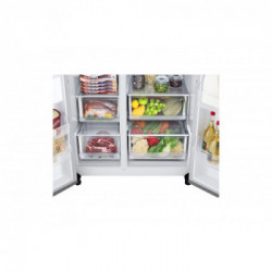 LG GSBV70PZTM - Frigorifero Side by Side, 655 Litri, No Frost, Door Cooling, Classe F
