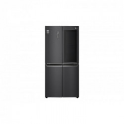 LG GMQ844MC5E - Frigorifero Side by Side, Instaview, 570 Litri, NoFrost, Wifi, Nero, Classe E