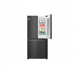 LG GMQ844MC5E - Frigorifero Side by Side, Instaview, 570 Litri, NoFrost, Wifi, Nero, Classe E