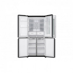 LG GMQ844MC5E - Frigorifero Side by Side, Instaview, 570 Litri, NoFrost, Wifi, Nero, Classe E