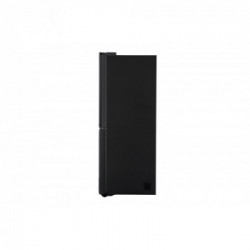 LG GMQ844MC5E - Frigorifero Side by Side, Instaview, 570 Litri, NoFrost, Wifi, Nero, Classe E