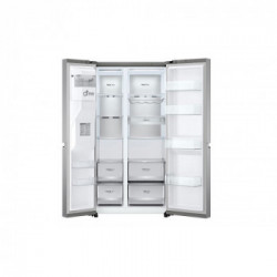 LG GSLV90PZAD - Frigorifero Smart Side-By-Side, Allaccio Alla Rete Idrica, 635 L, Classe D
