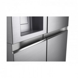 LG GSLV90PZAD - Frigorifero Smart Side-By-Side, Allaccio Alla Rete Idrica, 635 L, Classe D
