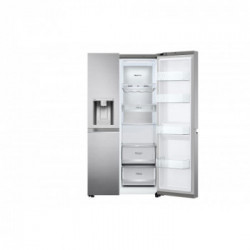 LG GSLV90PZAD - Frigorifero Smart Side-By-Side, Allaccio Alla Rete Idrica, 635 L, Classe D