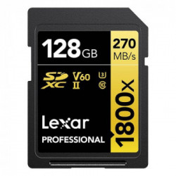Scheda di memoria Lexar Professional 1800X 128GB LSD1800128G-BNNNG