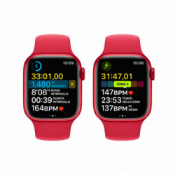 Apple Watch Series 8 GPS + Cellular 41mm Cassa in Alluminio color (PRODUCT)RED con Cinturino Sport Band (PRODUCT)RED - Regular