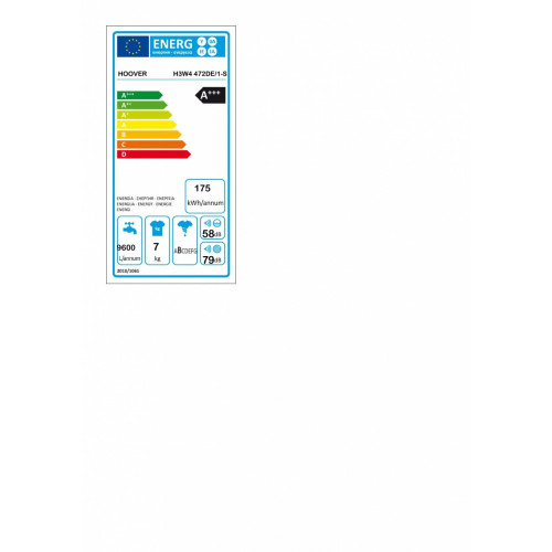 Hoover H3W4 472DE/1-S - Lavatrice a Carica...
