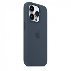 Apple Custodia MagSafe in silicone per iPhone 14 Pro - Blu tempesta