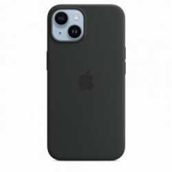 Apple Custodia MagSafe in silicone per iPhone 14 Pro - Mezzanotte