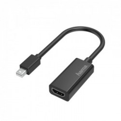 Hama 00200332 cavo e adattatore video Mini DisplayPort HDMI Nero