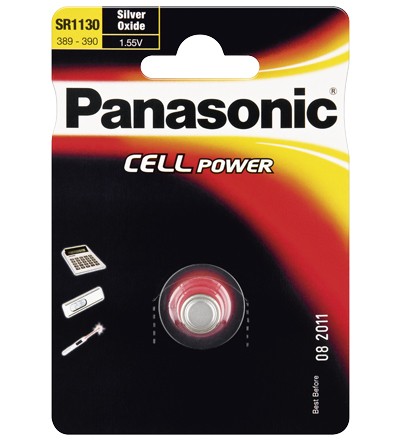 Panasonic SR54 EL/SR1130 EL 1BL Batteria monouso Ossido d'argento (S)