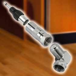 Hama 00205222 connettore coassiale Tipo F 1 pz