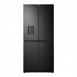 Hisense RQ563N4SWF1 - Frigorifero Americano Side by Side, NoFrost, 432 Litri, Classe F, Nero