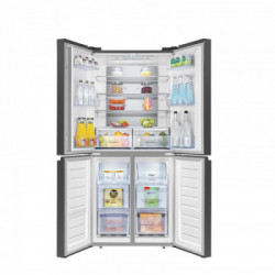 Hisense RQ563N4SWF1 - Frigorifero Americano Side by Side, NoFrost, 432 Litri, Classe F, Nero