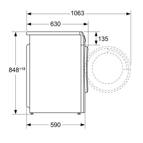 Bosch WNA13400IT - Lavasciuga, Serie 4, Vapore...