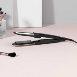 BaByliss Steam ST496E Steamshine Ceramic Piastra Lisciante, Diamond Ceramic 39 mm, Pettini Removibili