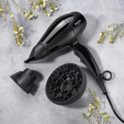 BaByliss 6715DE AC Compact Pro Asciugacapelli 2400W, Motore professionale AC, 2 Concentratori + Diffusore