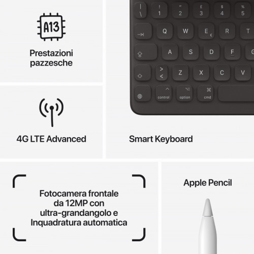 Apple iPad 10.2-inch Wi-Fi + Cellular 64GB -...