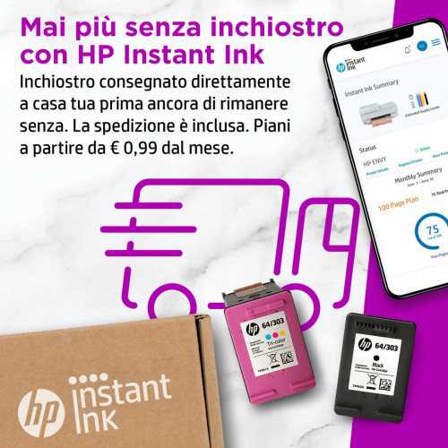 HP ENVY 6430e Getto termico d'inchiostro 4800 x...