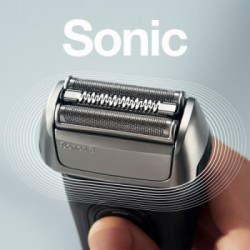 Braun Series 8 Rasoio 8413s Wet&Dry con custodia da viaggio, Grigio