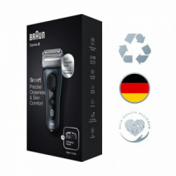Braun Series 8 Rasoio 8413s Wet&Dry con custodia da viaggio, Grigio