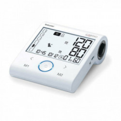 Beurer BM 96 Cardio BT - Misuratore di Pressione da Braccio, Bluetooth, Funzione ECG, 2x60 Posizioni Memoria