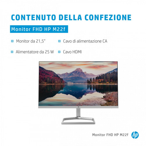HP M22f 54,6 cm (21.5") 1920 x 1080 Pixel Full...