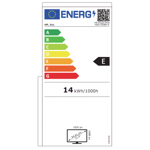 HP M22f 54,6 cm (21.5") 1920 x 1080 Pixel Full...