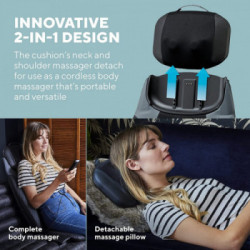 Homedics MCS-950HJ-EU - Massaggiatore Shiatsu 2-in-1 