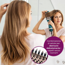 Beurer HC 45 Ocean - Spazzola Asciugacapelli Volumizzante, Asciuga e Piega in una Passata