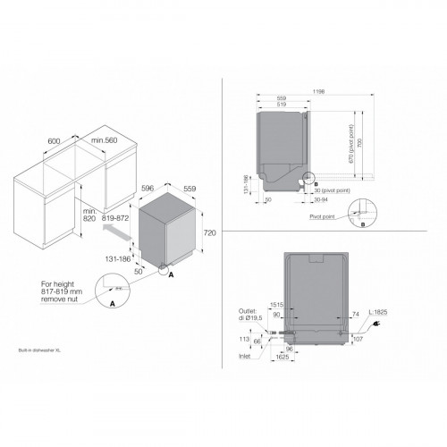 Asko DBI 2348 IB S-1 - Lavastoviglie da Incasso...