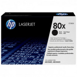 HP 80X svart LaserJet-tonerkassett med hög kapacitet, original Originale Nero 1 pezzo(i)