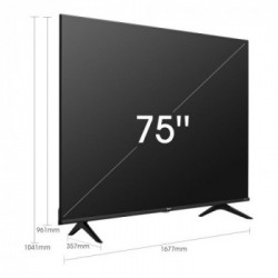 Hisense 75A6DG - Smart tv 75 pollici Led 4K UHD, DOLBY VISION, Vidaa U HDMI2.1