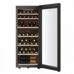 Haier HWS77GDAU1 - Cantinetta Vino con Compressore, 77 Bottiglia/bottiglie, Classe G ( A), Nero