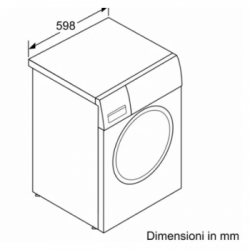 Bosch WAN24269II - Lavatrice a Carica Frontale Serie 4, EcoSilence Drive, 9 Kg, 1200 Giri, Classe C