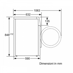 Bosch WAN24269II - Lavatrice a Carica Frontale Serie 4, EcoSilence Drive, 9 Kg, 1200 Giri, Classe C