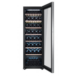 Haier WS171GA - Cantinetta Vino con Compressore, 171 Bottiglia/bottiglie, Classe G ( A), Nero