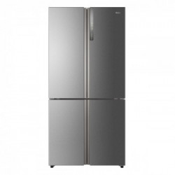 Haier HTF-610DM7 - Frigorifero Side by Side, Total No Frost, Inox, 628 Litri, Classe F (A++)